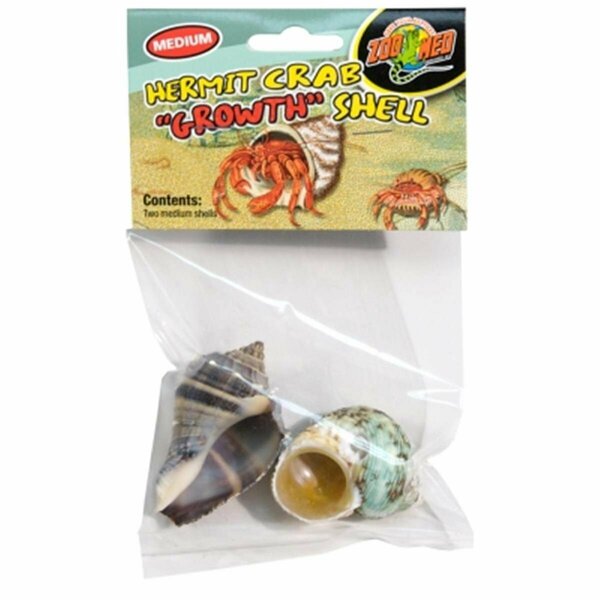 Zoo Med Zoo Med-Aquatrol Hermit Crab Growth Shell- Medium, 2PK ZM00936